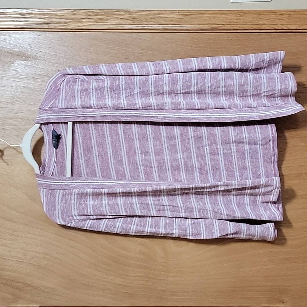 Pink and White Cardigan Brand Mix, Size large